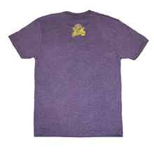 Load image into Gallery viewer, Purple and Gold Nola Bean Tee