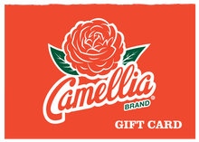 Load image into Gallery viewer, Example of a Camellia Brand gift card