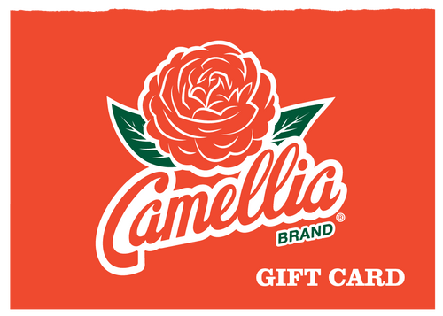 Example of a Camellia Brand gift card