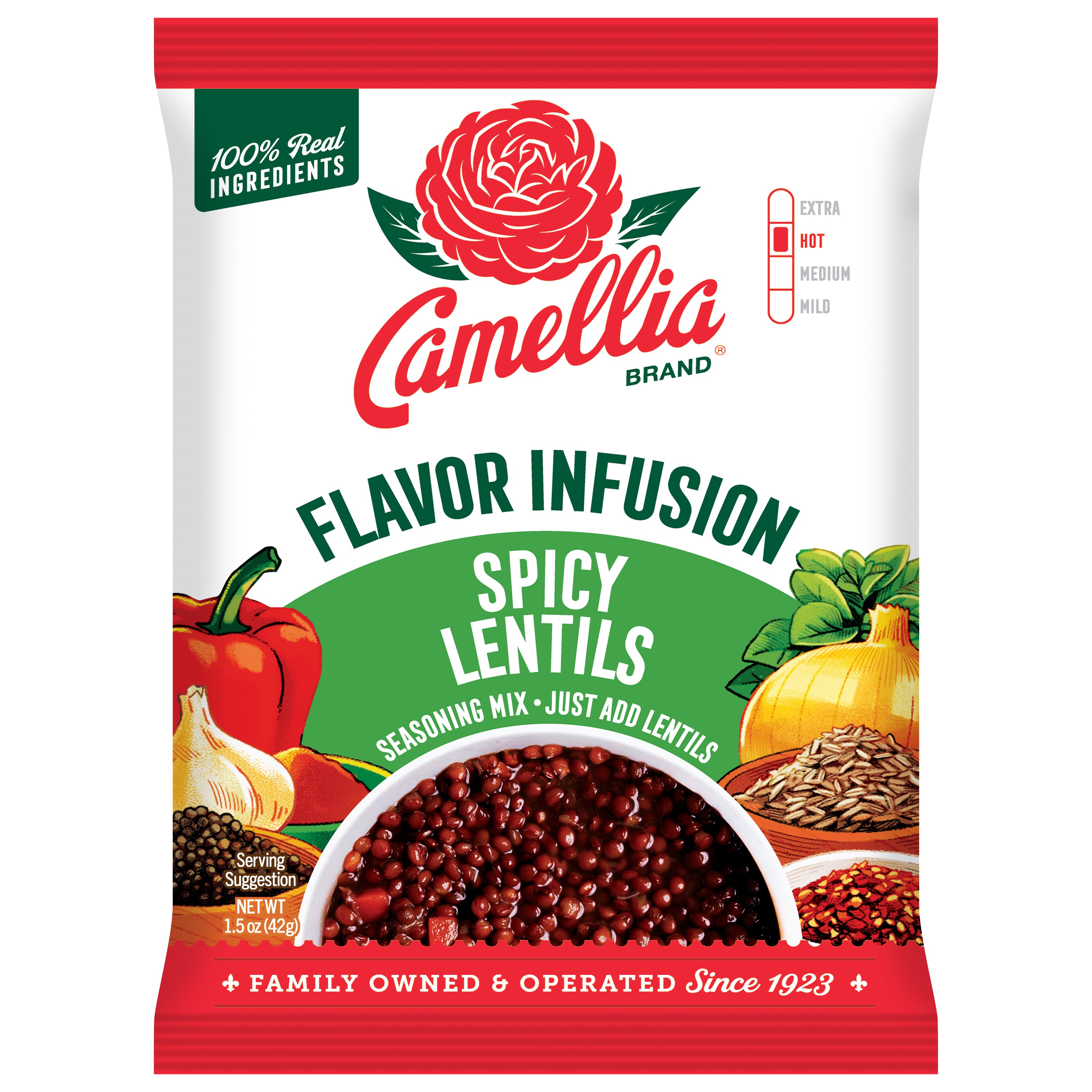 Spicy Lentils Flavor Infusion – Camellia Brand Beans