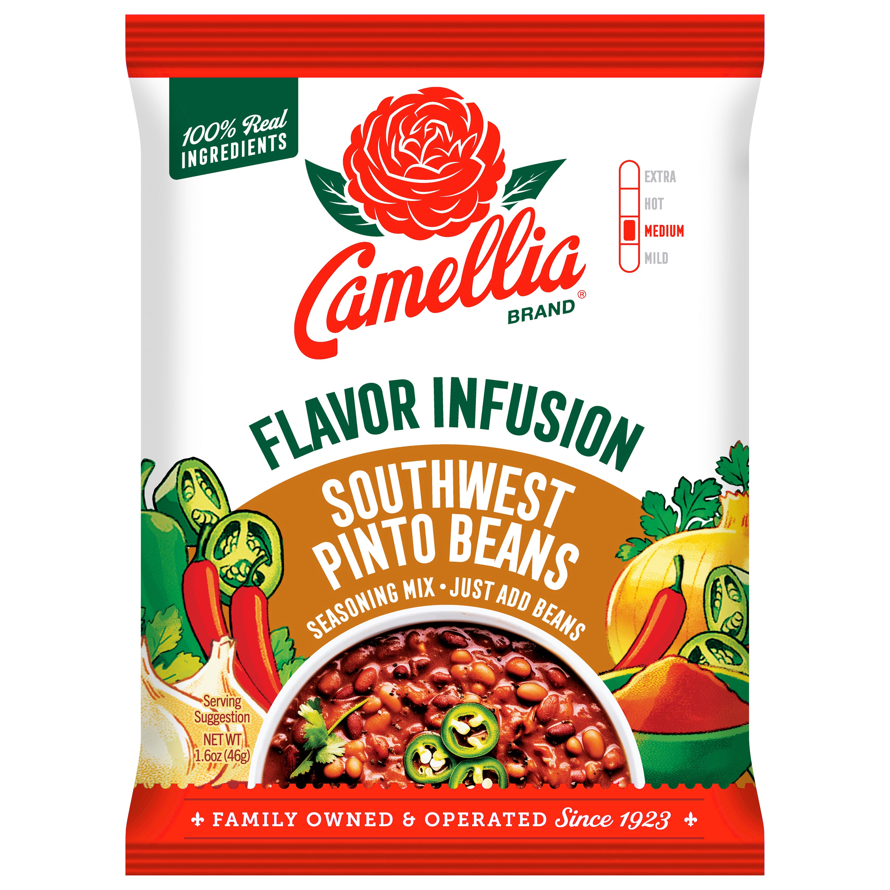 Southwest Pinto Beans Flavor Infusion – Camellia Brand Beans