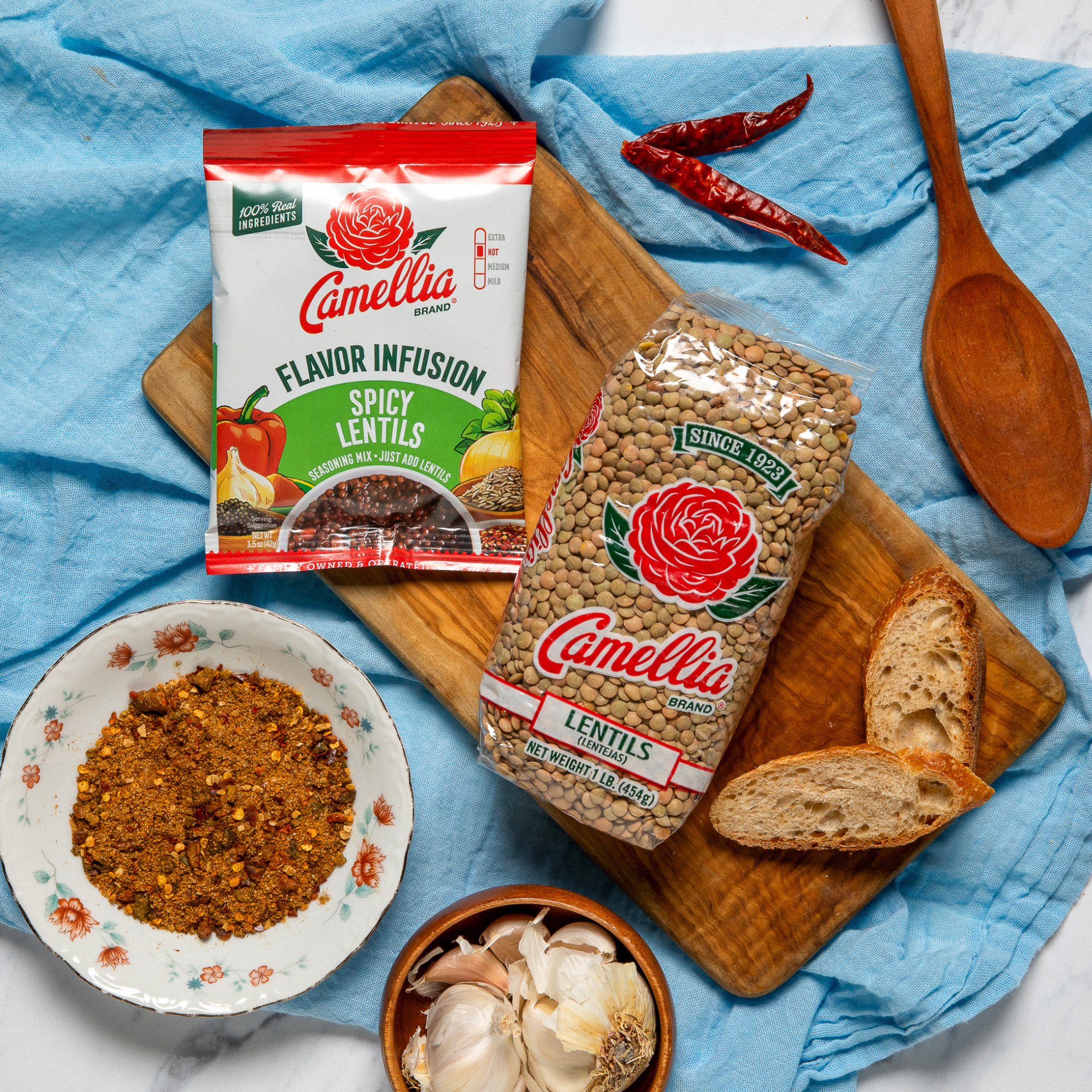 Spicy Lentils Flavor Infusion – Camellia Brand Beans