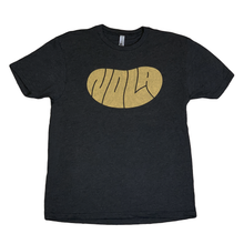 Load image into Gallery viewer, Black and Gold Nola Bean Tee
