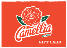 Load image into Gallery viewer, Example of a Camellia Brand gift card
