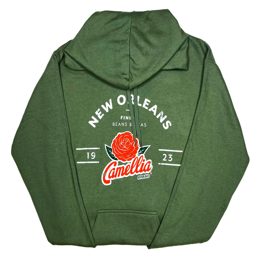 Green and discount red hoodie